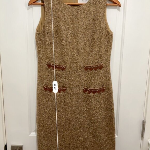 Oscar Dela Renta women's sleeveless Dress, size 4, - Picture 9 of 16